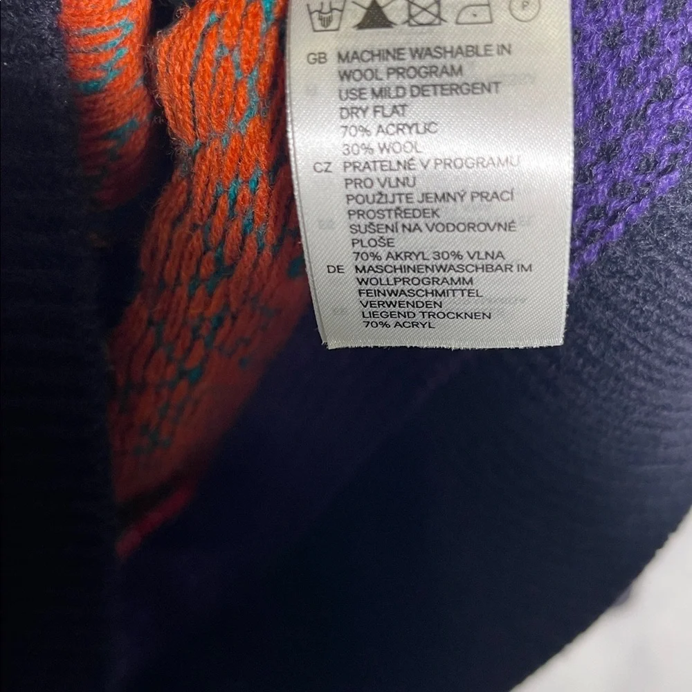 H&M DIVIDED MENS CREWNECK GRANDPA SWEATER WOOL MEDIUM